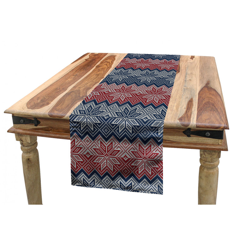 Chemin de table nordique, 72 po x 16 po