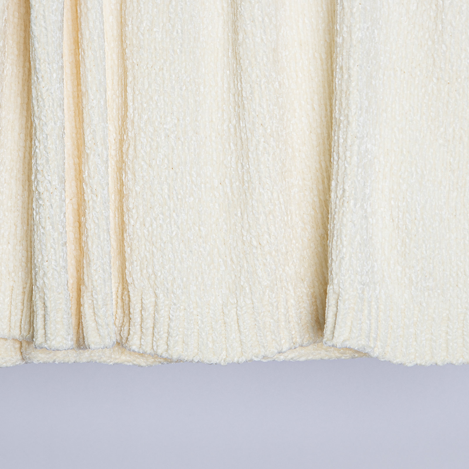 Caspian Knitted Blanket, White