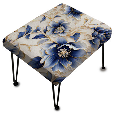 Repose-pieds Cobalt Blue