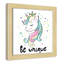 «Be Unique», impression sur papier licorne-47848665-47848657