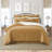 Elsie Linen Look Duvet Cover 8 Piece Designer Set-101216979-101216972