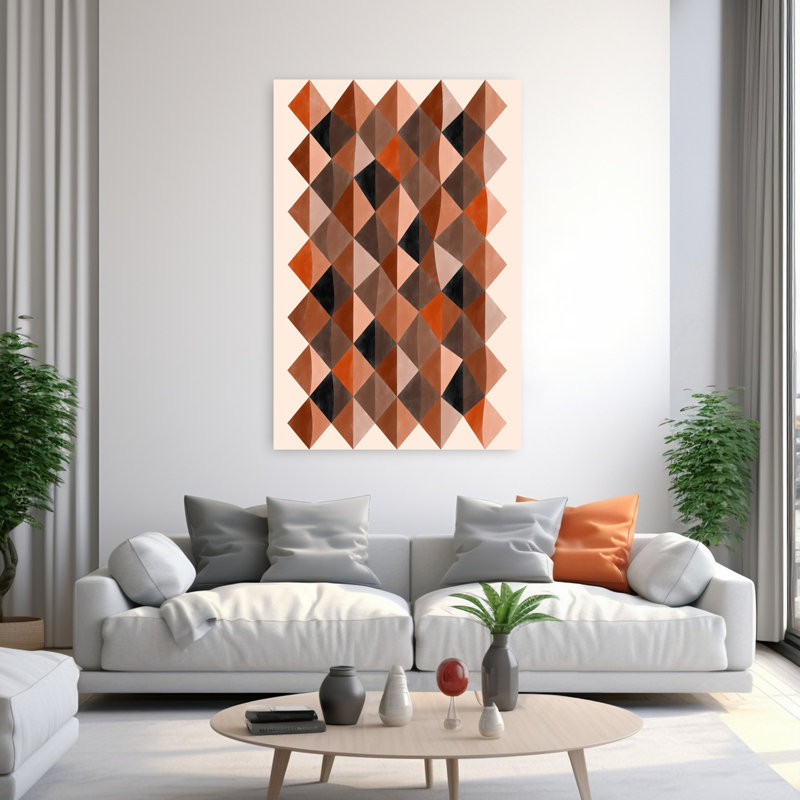 Contemporary Art Abstract Contemporary Art by Elena Ristova - Wrapped Canvas Print, 152.4 cm H x 101.6 cm W