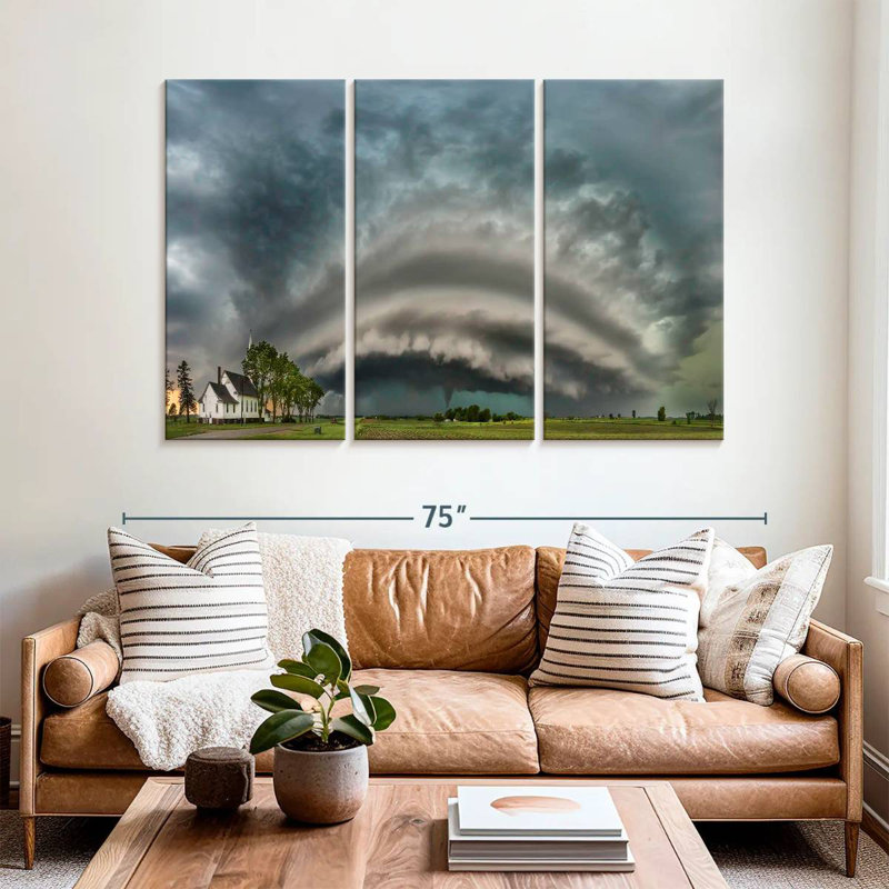 Alvord approchant la tornade, H 32 po x l 50 po