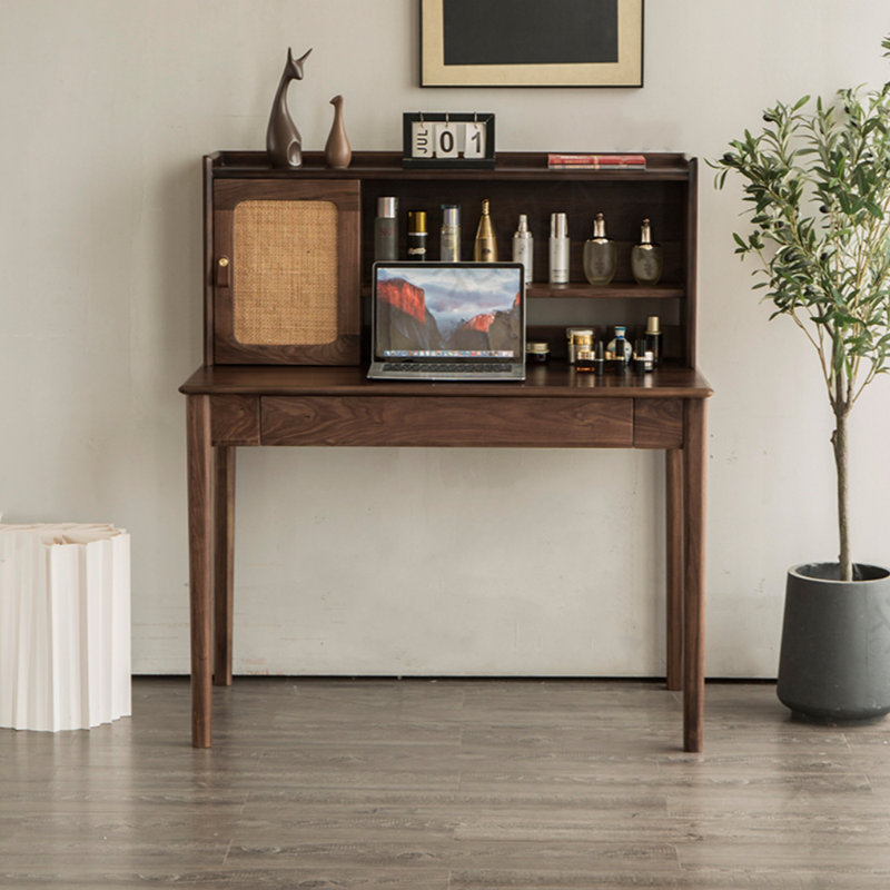 Commode multifonction en bois de noyer