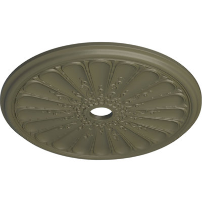 Médaillon de plafond Kirke de 31 1/2 po x P 3 5/8 po x P 1 1/2 po (convient aux auvents jusqu'à 3 5/8 po)