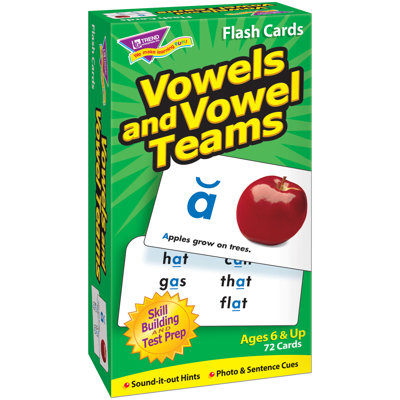 Vowels and Vowel Teams Flash Cards