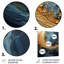 - Impression murale abstraite spirales en métal-99554998