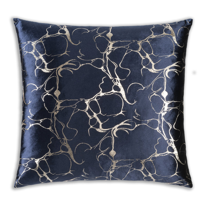 Housse et insert de coussin Syros, Bleu marine