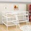 Lit superposé simple en forme de L pour 4 personnes-547247182