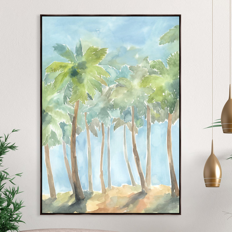 Under A Sunshine I Print by Janice Sadler, 59.5" H x 41.5" W, Image Gel Brush