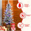 Arbre de Noël illuminé 4 pi avec base scintillante - 100 lumières DEL multicolores, baies et pommes de pin