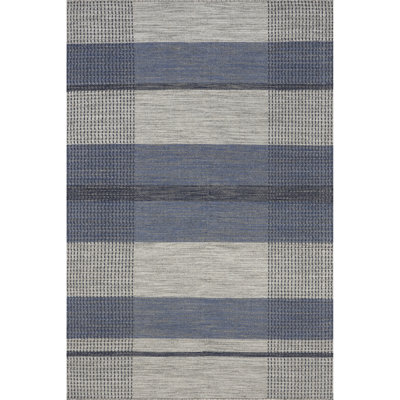 Tapis en laine à carreaux Hurley