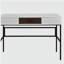 Bureau naturel et noir avec port USB