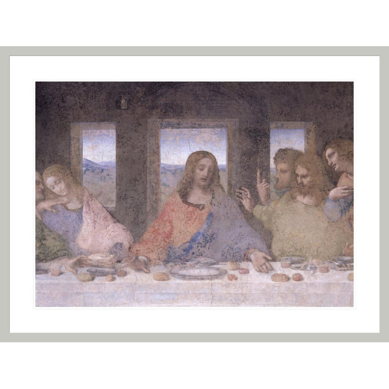 La Cène par Leonardo Da Vinci, H 31,58 po x l 41,5 po