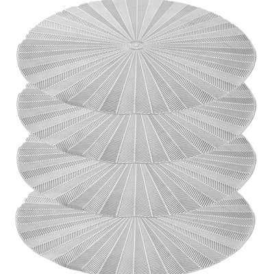 Vinyl Abstract Round Placemat