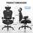 500LBS Big and Tall Office Chair Mesh Breathable,Gaming Chair with Adjustable Backrest Height & Headrest Angle & Adaptive Lumbar Lupport, Executive Computer Desk Chair with 2D Flip-Up Arms-129226584-129226586