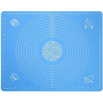40x60cm Full Size Large Silicone Baking Mat With Measurements | Non-stick Pastry Mats For Rolling Dough | Non-slip - Heat Resistant |