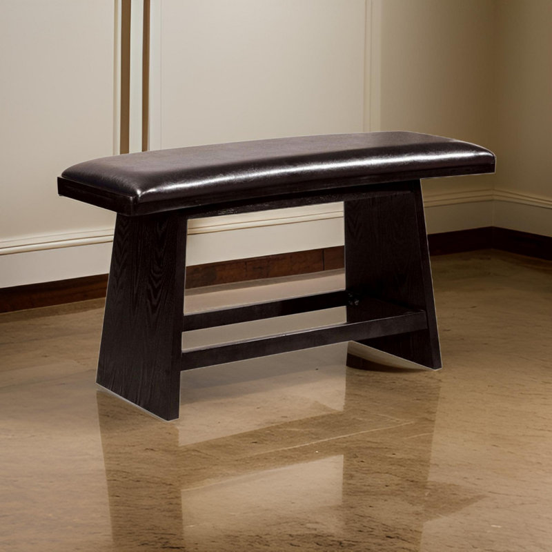 Dereka Faux Leather Upholstered Bench