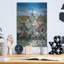Art mural en métal luxueux «German Farmhouse» par Harro Maass, 12 po x 16 po