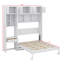 Lit escamotable luxueux avec bureau intégré, armoire supérieure et tablettes de rangement-844127053-844127050