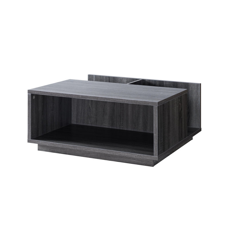 Table basse avec base à panneau plat