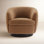 Fauteuil demi-tonneau pivotant rembourré Marcy