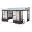 Auvents et pavillons de jardin spacieux 10 x 12 (doit inclure le cadre), véranda en aluminium