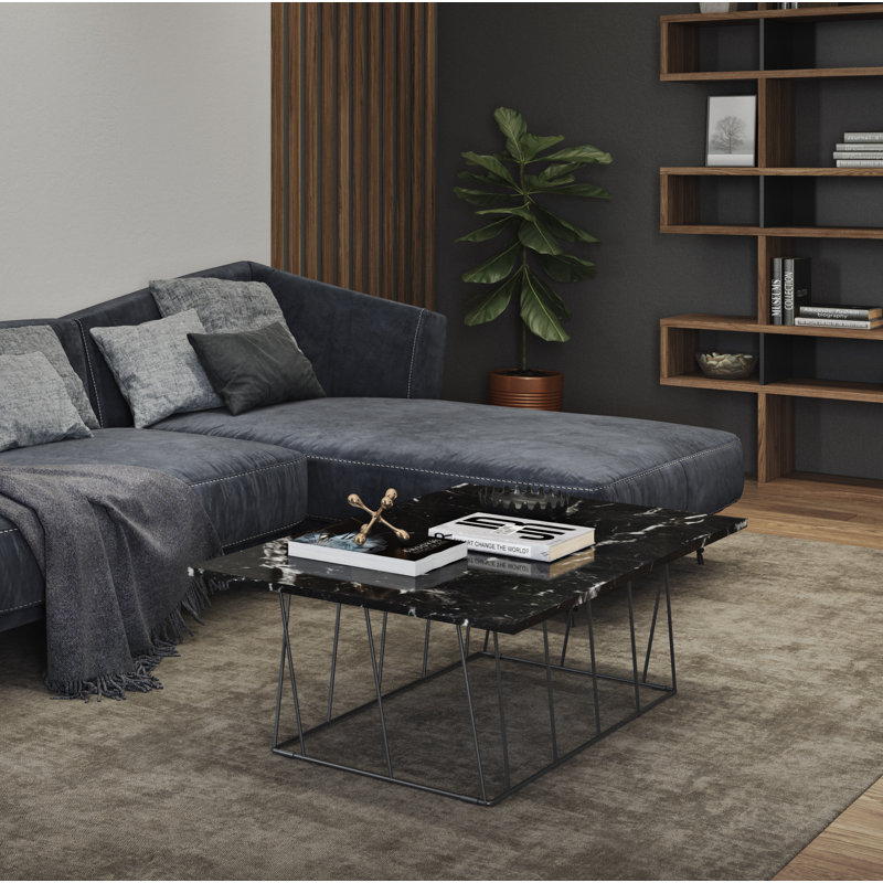 Amanie Frame Coffee Table, Black