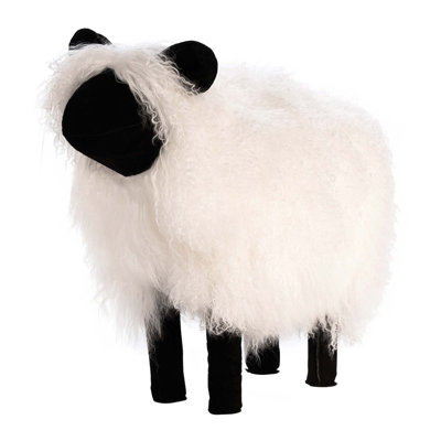 Handmade Tibetan Lamb Sheep Figurine by Outpost Original