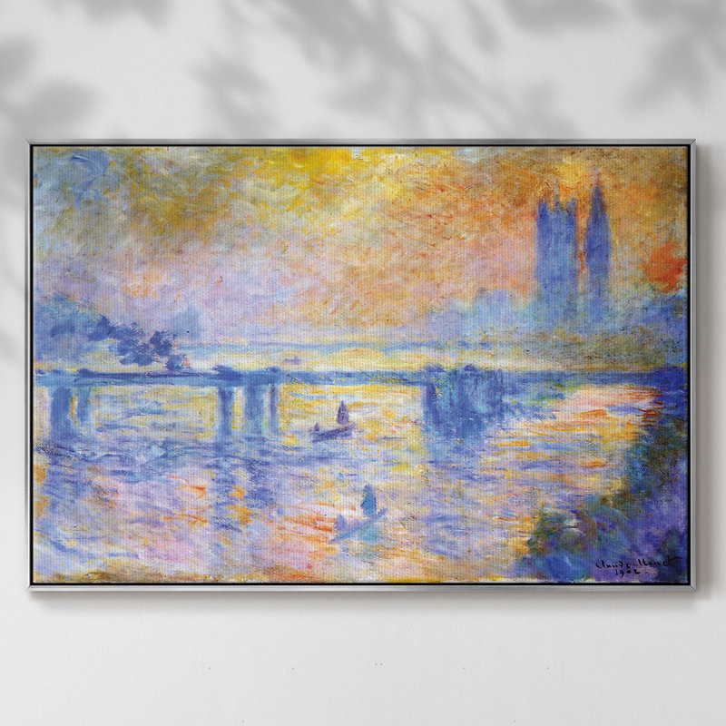 Pont Charing Cross, 1902 01, H 25 po x l 37 po x P 2 po, Argent