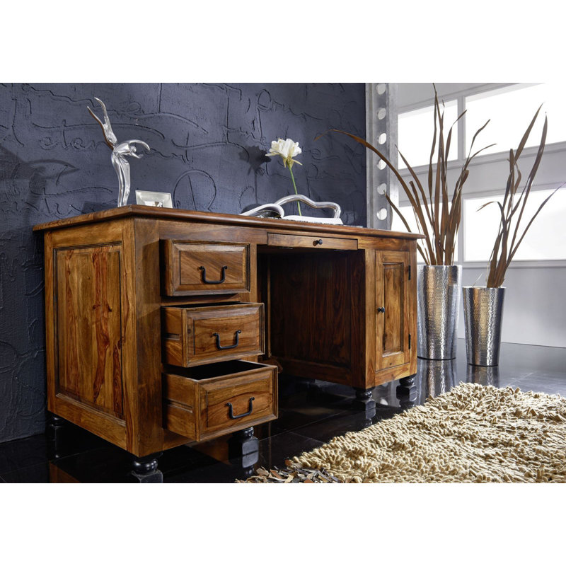 New Boston Solid Wood Writing Desk