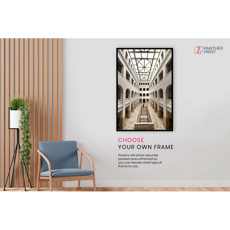 Architectural Building Arches - No Frame Print, 46cm H x 31cm W