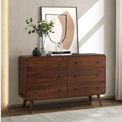 Modern Contemporary 6-Drawers Dresser,for Bedroom, Living Room, Hallway