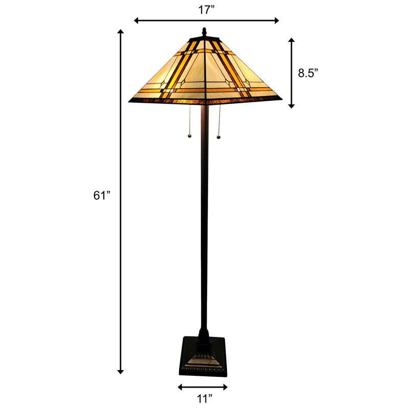Lampe sur pied traditionnelle 61 "