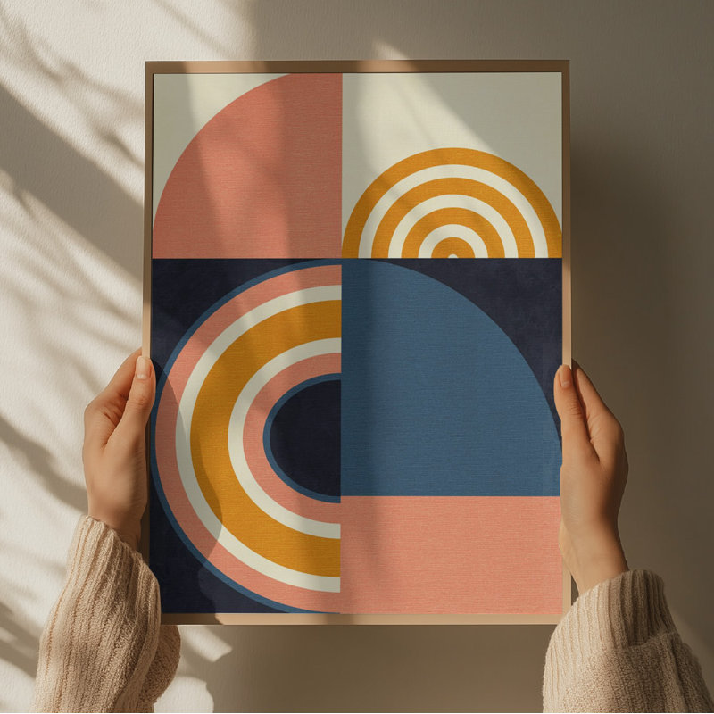 Rainbow Plus Shapes Mustard9