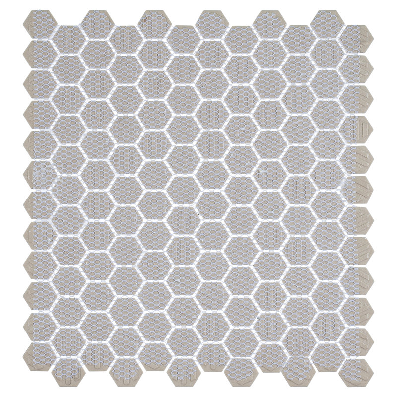 Stylish- Suave 3/4" Straight Edge Porcelain Honeycomb Hexagon Wall & Floor Tile, Carmillo