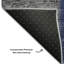 Tapis bleu marine de qualité supérieure lavable à la machine Prisco-1499063147