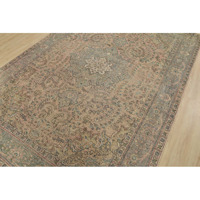 Tapis noué à la main 6 pi 8 po x 9 pi 11 po Tabriz
