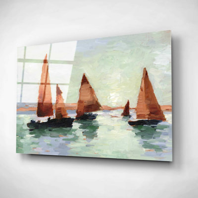 «Sunset Harbour II» par Ethan Harper - peinture sans cadre