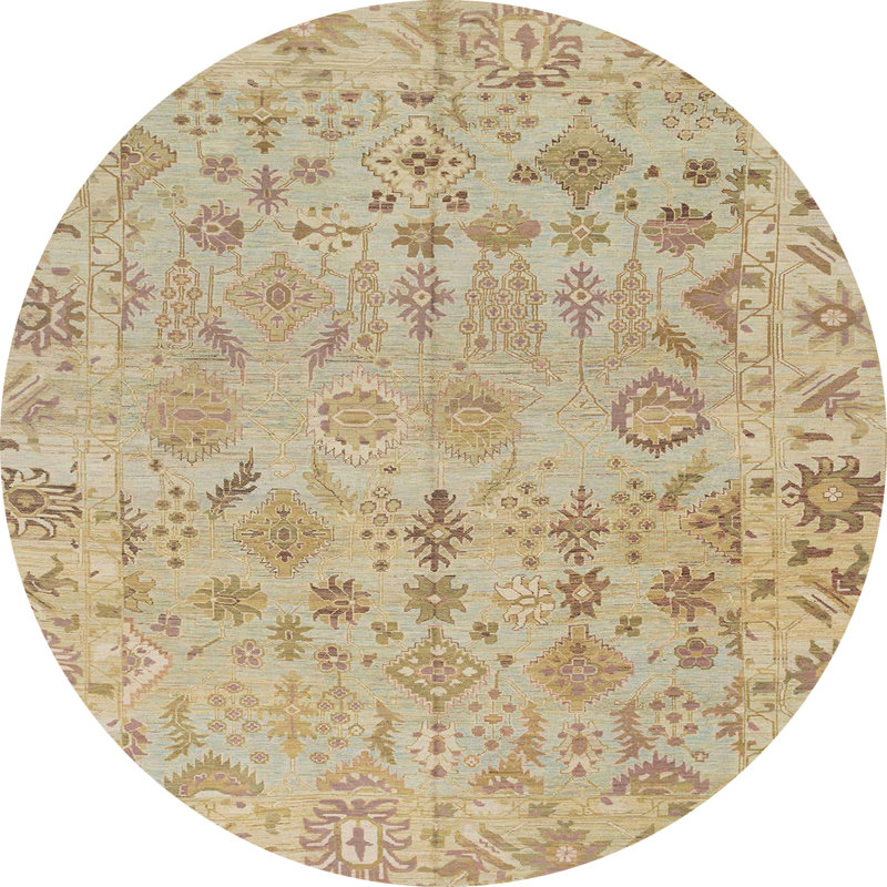 Southwestern Indoor Rug, Round 3'