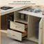 Bureau en L 86,61 po avec plaque à thé à induction-119478114
