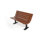 Banc de parc en plastique recyclé Contour