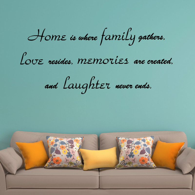 Text & Numbers Wall Decal, 19" x 44"