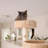 82 Inches Multi-level Big Cat Tree. Tall Multi-cats Tower With 2 Big Cat Condos