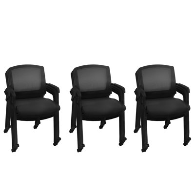 Ensemble de 12 chaises d'appoint en filet Knight