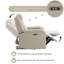 Fauteuils inclinables électriques en simili cuir pour adultes-254085646