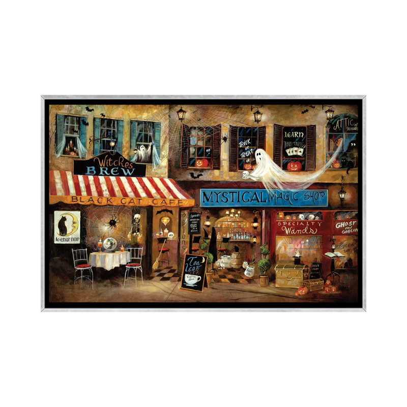 Mystical Magic Shop, 40" H x 60" W x 1.5" D, Silver Framed, No Matte