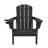 Dalson 5-Piece Plastic Adirondack Chair Set with Side Table and Ottomans-95981046