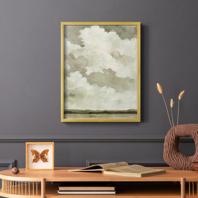 «Big Dark Sky II», reproduction encadrée - bois massif