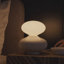 Lampe de table ovale à réflexion